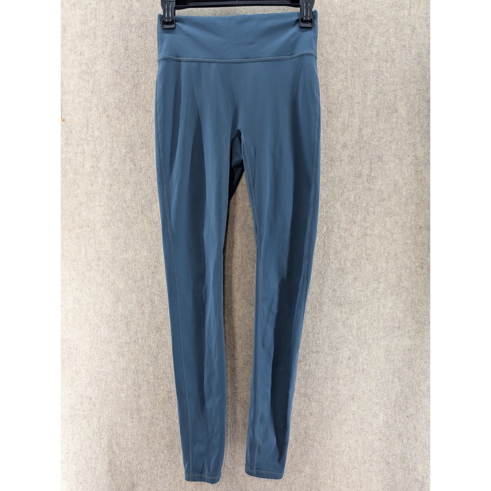 Fabletics Motion365 Leggings Blue V Waist Athletic Workout Pants Women's S